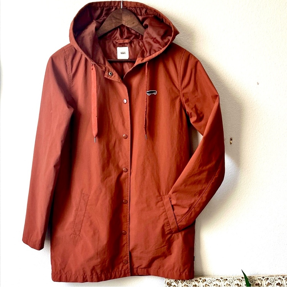 Vans Thanks Coach Rust Hoodie/RainJacket, with pockets